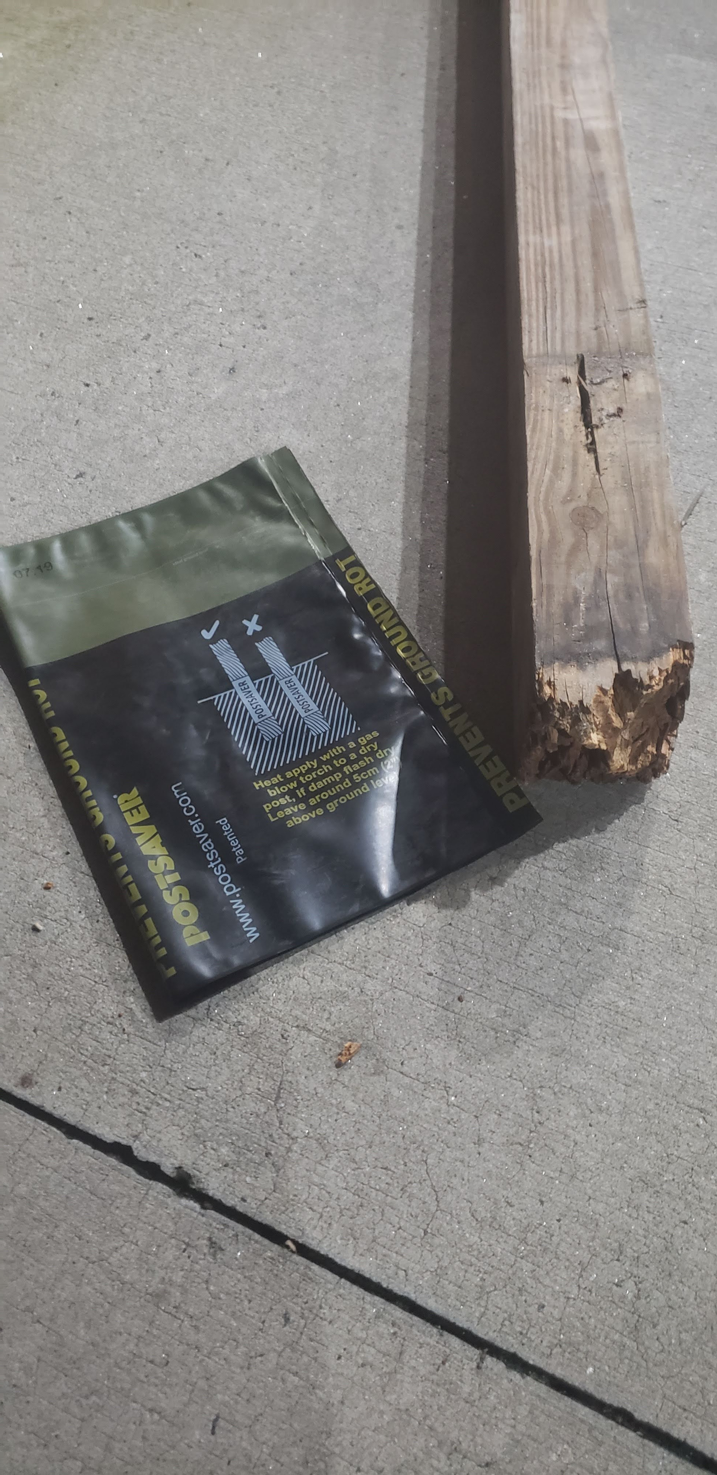 Fence Repair and Protection with PostSaver