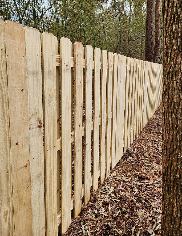What Does a Wood "No-Dig" Fence Look Like?